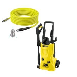 Kit hidrolavadora K7 + boquilla + manguera para destape de alcantarillado  y tuberías